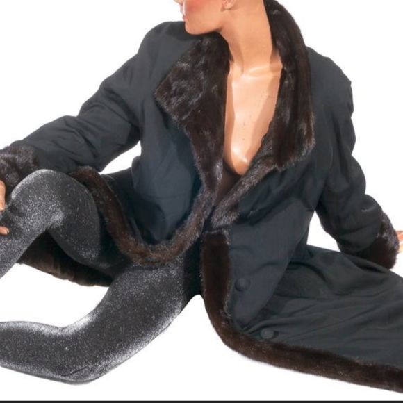 Reversible Sheared Mink Coat - Picture 2 of 9